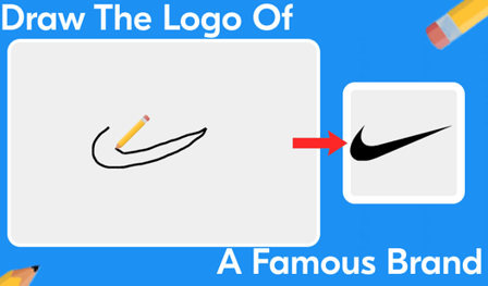 Draw The Logo Of A Famous Brand