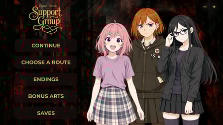 Visual novel: Support Group - Screenshot 2