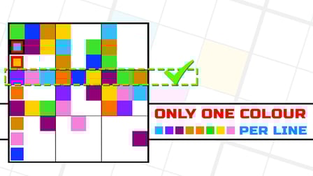 Only 1 color per line