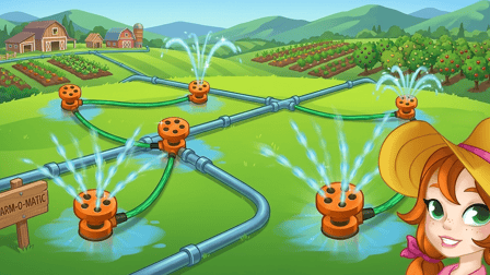 Happy Farm 1 Line Puzzle