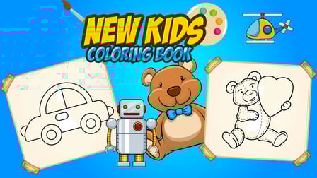 New Kids Coloring Book