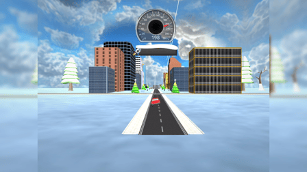 Winter Car Jump - Screenshot 2