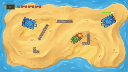 Tanks on vacation - Screenshot 4