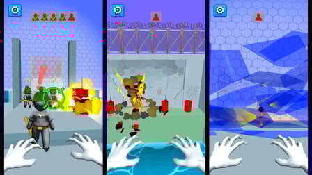 Rubber Hand Strike - Screenshot 1