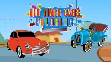 Old Timer Cars Coloring