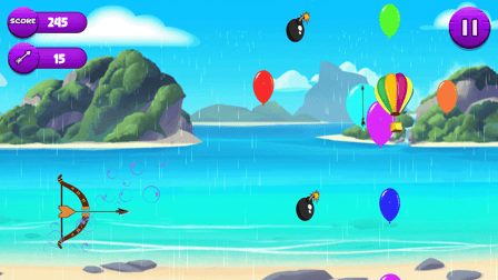 Balloon Shooter Archery Game - Screenshot 1