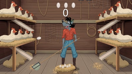 Wolf and Eggs - Screenshot 1