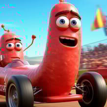 Racing sausage