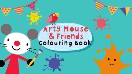 Arty Mouse Coloring Book