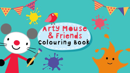 Arty Mouse Coloring Book