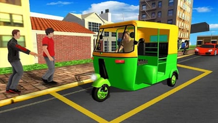 Indian Tricycle Rickshaw Simulator