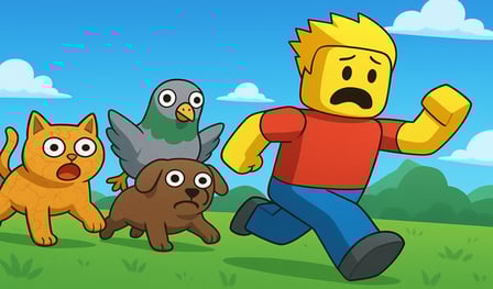 Save Obby from Italian animals