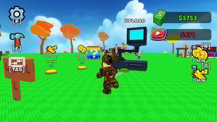 Be a Brainrot Blogger! Obby Magnate Tycoon 3D +1 - Screenshot 3