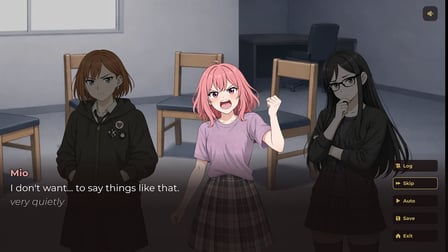 Visual novel: Support Group - Screenshot 3