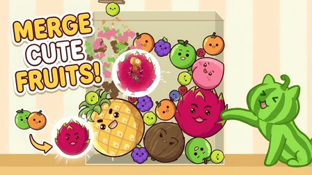 Fruit Merge: Juicy Drop Game - Screenshot 1