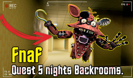 Quest 5 nights Backrooms. Fnaf