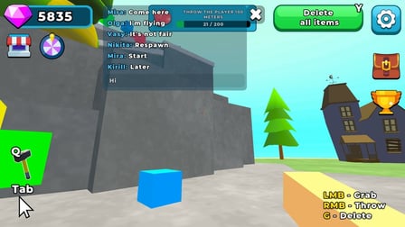 Obby: Fling Stuff and People - Screenshot 2