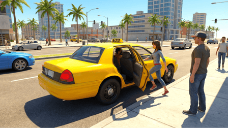 City Car Pick And Drop Game