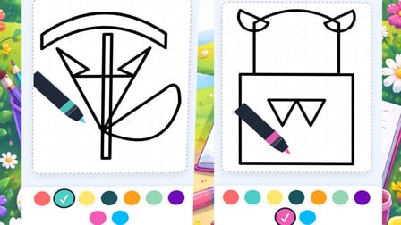 Magic Coloring Book for Little Artists - Screenshot 1