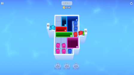 Cube Drop Puzzle: Match Color - Screenshot 1