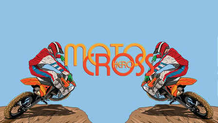 MotoCross Hero Coloring