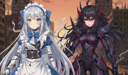 Build your own robot maid girl!