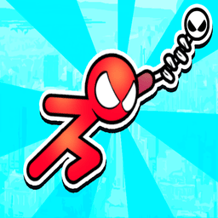 Stick superhero: web shot