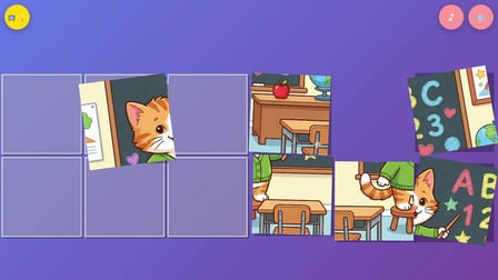 Purr-fect Puzzles: Kitten Jobs - Screenshot 4