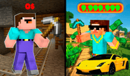 Noob Miner 3D: Build a Village