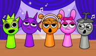 Musical Sprunki 3D! Create Your Track!