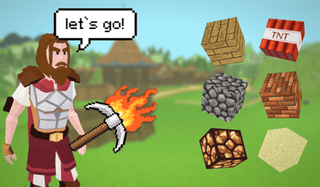 Block Match-3: Village 3D