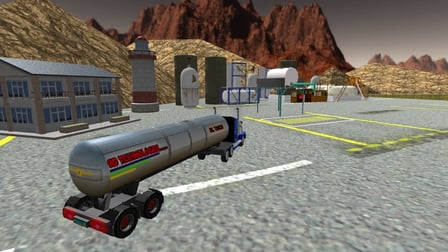 Oil Tanker Truck Drive