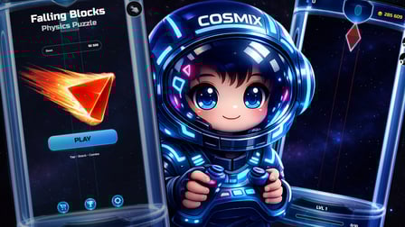 Falling Blocks: Physics Puzzle - Screenshot 1