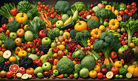 Combine fruits and vegetables