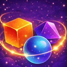 Merging geometric shapes 2048