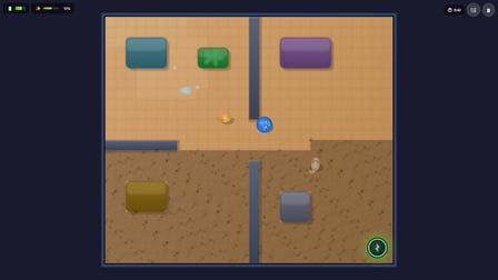 Robot Vacuum: Clean the Rooms - Screenshot 1