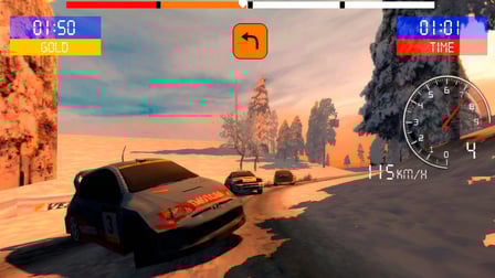 Old School Rally - Screenshot 2