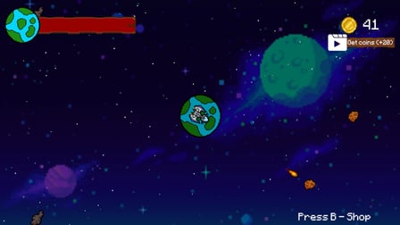 Destroy the asteroids - Screenshot 3