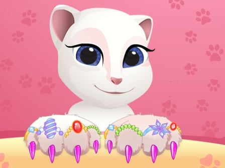 Talking Tom  Angela Great Manicure	