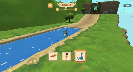 Dinosaur Shifting Run - Screenshot 2