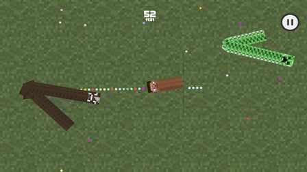 SlitherCraft.Io - Screenshot 1
