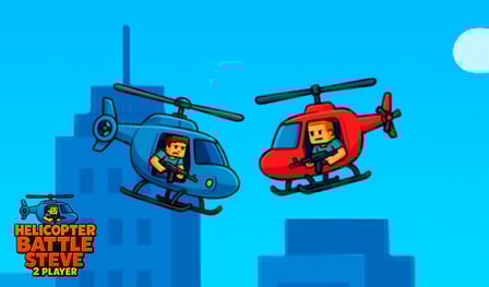 Helicopter Battle Steve 2 Player