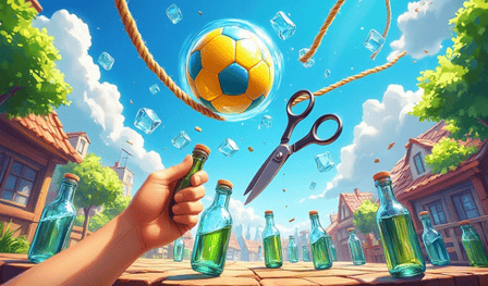 Rope Puzzle: Cut & Smash