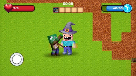 Noob the Warlock: Survival - Screenshot 1