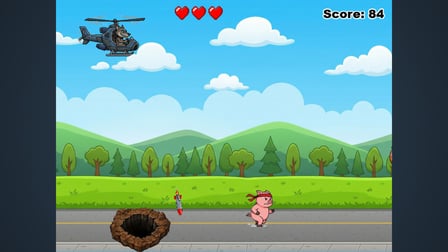 Rambo Pig: Survival - Screenshot 1