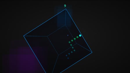 Space Snake 3D - Snake on a Cube - Screenshot 4