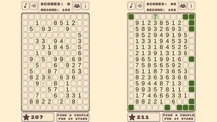 Numbers: Merging Number Tiles - Screenshot 1