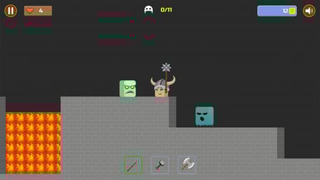 Cube Fighting Evil Monsters - Screenshot 1