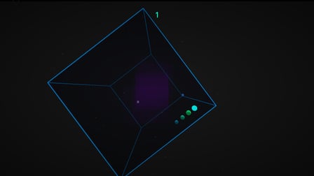 Space Snake 3D - Snake on a Cube - Screenshot 2