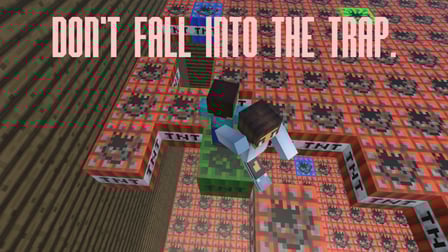 TNT Run with Noob 3D! - Screenshot 2